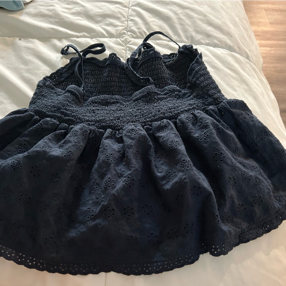 Navy tank la hearts size small